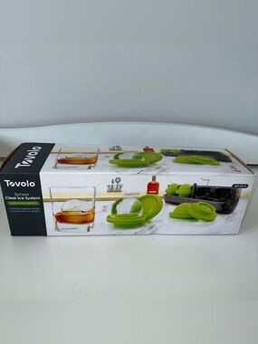 Tovolo‎ Sphere Clear Ice System - Green Ice Molds (Set of 4)